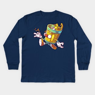 Recycle happy and enjoy Kids Long Sleeve T-Shirt
